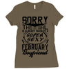 This Girl Is Taken By A Super Sexy February Boyfriend Ladies Fitted T-Shirt