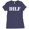 dilf Ladies Fitted T-Shirt