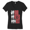 rude good better best, ideal birthday gift or present Women's V-Neck T-Shirt