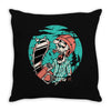 skullchain saw Throw Pillow