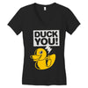 duck you Women's V-Neck T-Shirt