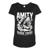 shark tours Maternity Scoop Neck T-shirt