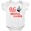 old school gamer Baby Onesie