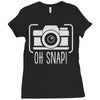 oh snap Ladies Fitted T-Shirt