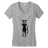 a cat always with me Women's V-Neck T-Shirt