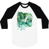 water lilies and nessy 3/4 Sleeve Shirt