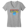 tetris Women's V-Neck T-Shirt