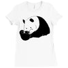 panda Ladies Fitted T-Shirt