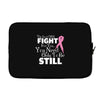 the lord will fight for you, you need only to be still Laptop sleeve