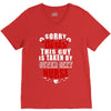 sorry girls this guy is taken by super sexy nurse V-Neck Tee