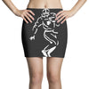 undefeated stencil football Mini Skirts