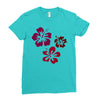 flowers Ladies Fitted T-Shirt