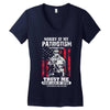 Sorry If My Patriotism Offends You Women's V-Neck T-Shirt