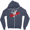 django unchained film Zipper Hoodie