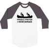 paddle faster i hear banjos t shirt funny humor deliverance nerd geek 3/4 Sleeve Shirt