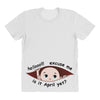 April Peeking Out Baby Boy All Over Women's T-shirt