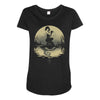 sailing with death Maternity Scoop Neck T-shirt