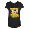 summer Maternity Scoop Neck T-shirt