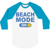 beach mode on 3/4 Sleeve Shirt