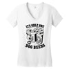 only one in dog beers Women's V-Neck T-Shirt