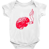 joint smoking brain Baby Bodysuit