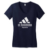abadass aquarius funny horoscope Women's V-Neck T-Shirt