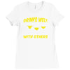 Drinks Well With Others Ladies Fitted T-Shirt