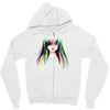 color girl Zipper Hoodie