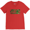 santa green glitter V-Neck Tee