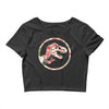 Jurassic Park Floral Crop Top
