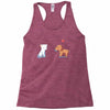 optimistic courtship Racerback Tank