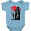 the king and the white wol Baby Onesie
