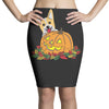 corgi pumpkin Pencil Skirts