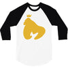 king gorilla 3/4 Sleeve Shirt