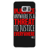 injustice anywhere is a threat Samsung Galaxy S7