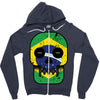 brazil till i die Zipper Hoodie