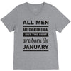 all men are created equal january V-Neck Tee