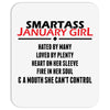 Smartass January Girl Mousepad