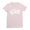4x4 truck cross bone skull Ladies Fitted T-Shirt