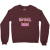 softball mom glitter Crewneck Sweatshirt