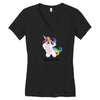 Unicorn Women's V-Neck T-Shirt