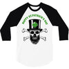 happy saint patrick day skull 3/4 Sleeve Shirt