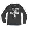 tits out for harambe Long Sleeve Shirts