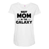 Best Mom in the Galaxy Maternity Scoop Neck T-shirt