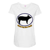 hog show family Maternity Scoop Neck T-shirt