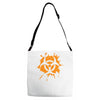 biohazard splat Adjustable Strap Totes