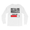 new installing muscle Long Sleeve Shirts