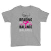 Reading Yoga Wine Balance Youth Tee
