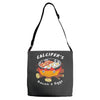 calcifer's bacon and eggs Adjustable Strap Totes
