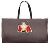 funny flashing naked nude christmas santa claus Weekender Totes